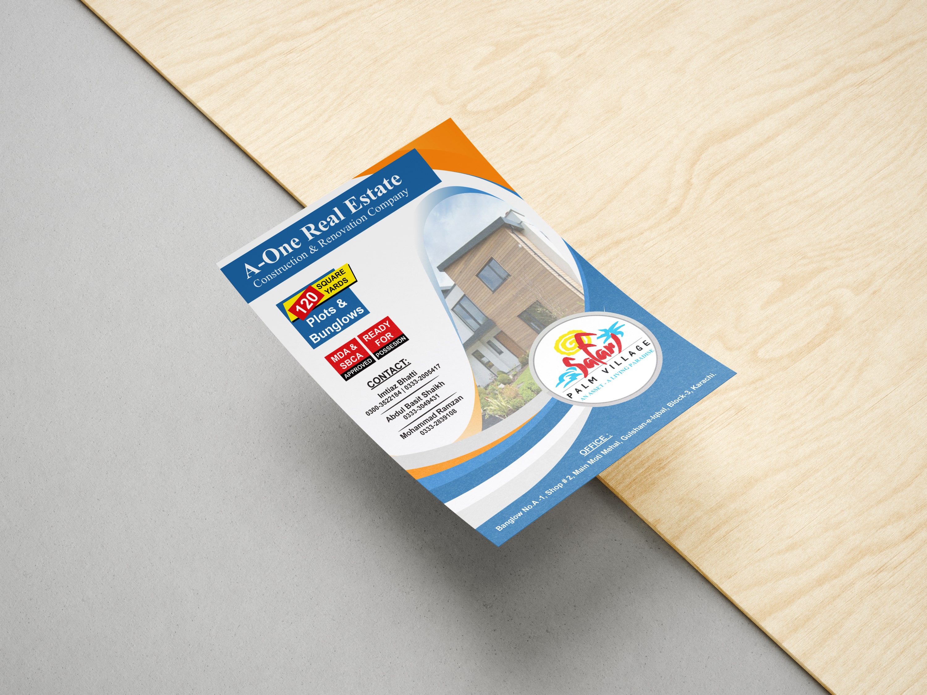A5 modern flyer design Ottawa marketing
