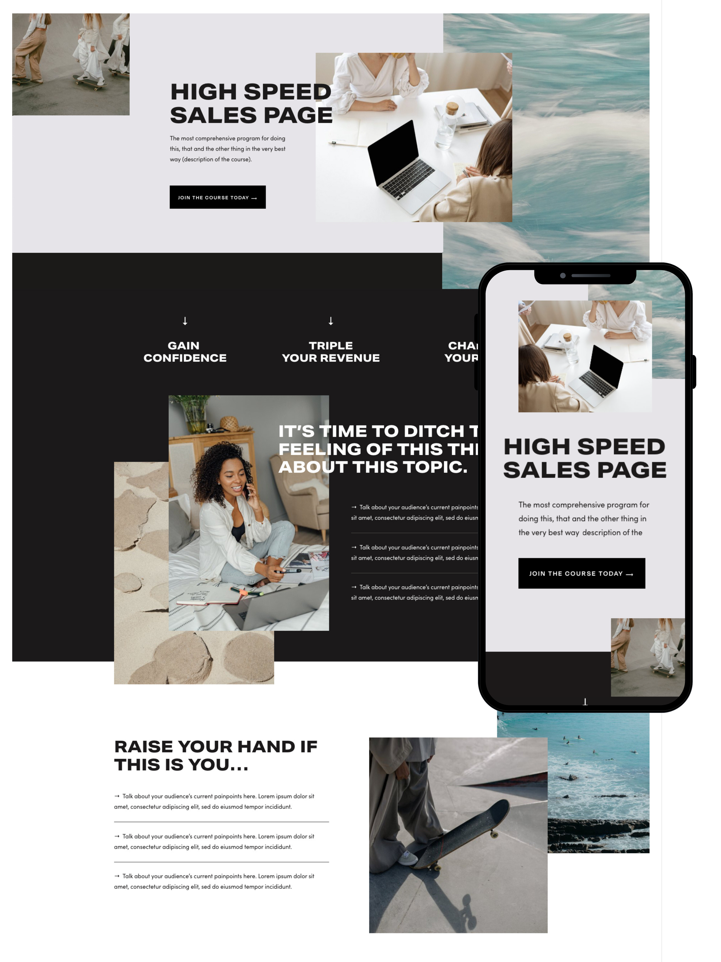 Sales Page Design | Elite Launch Design - Create in Ottawa for Higher Conversions