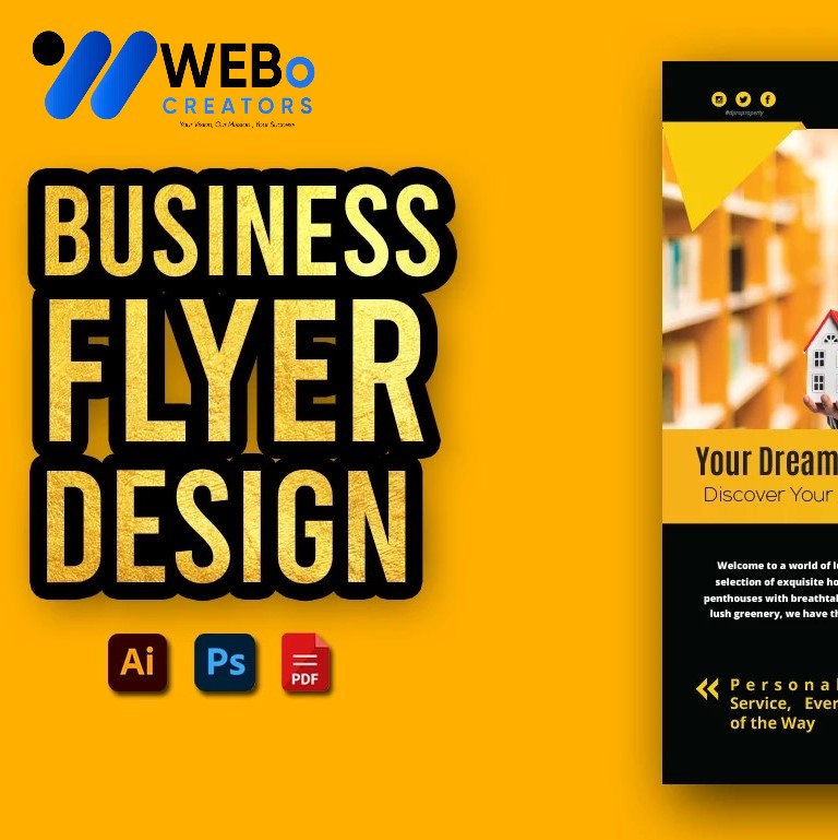 Creative Flyer Design for Moving Company in Ottawa | Flyer for Removals Services
