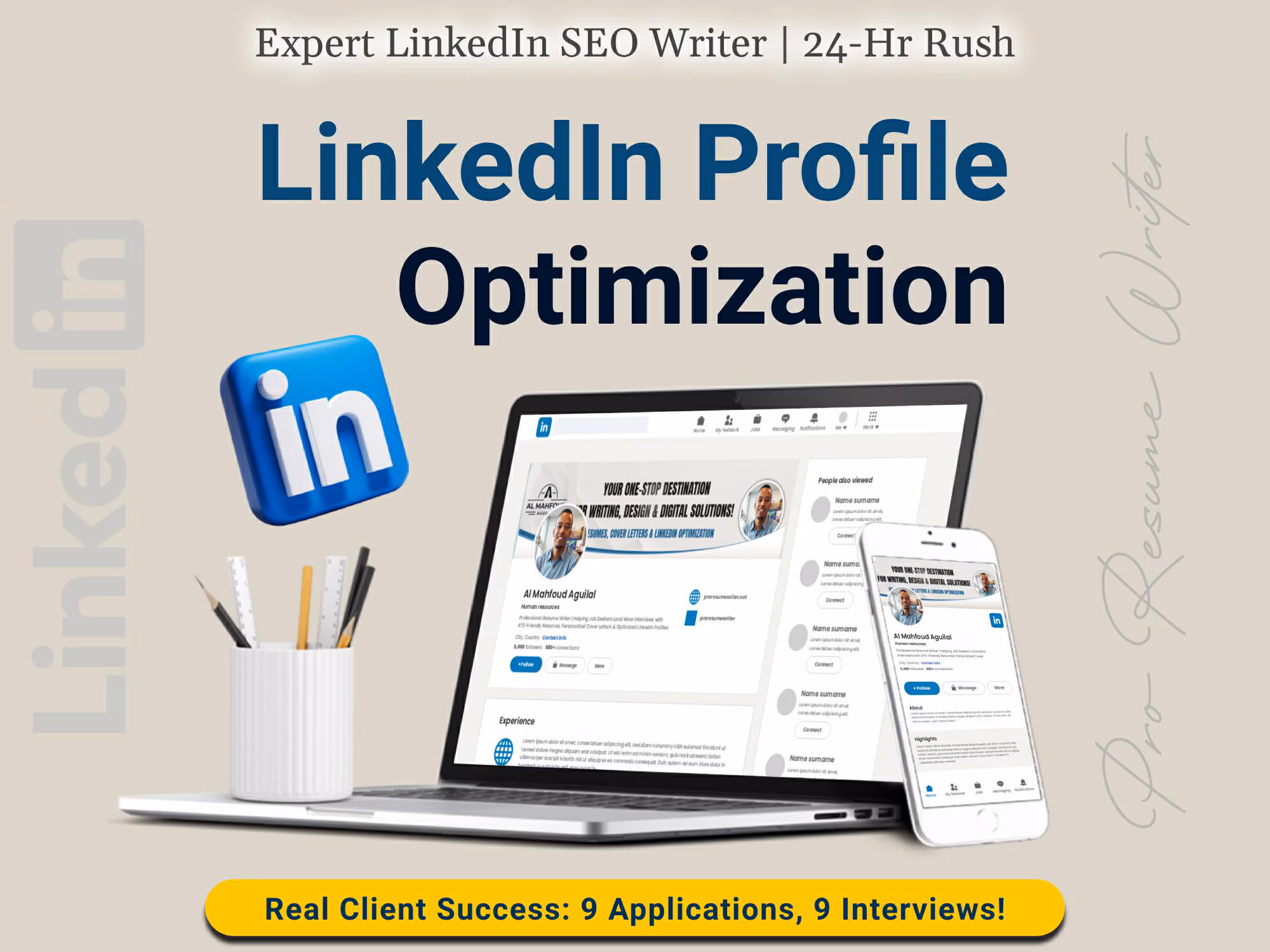 Profile Optimization & Enhancement LinkedIn Profile Building & Writing Services in Ottawa 2026