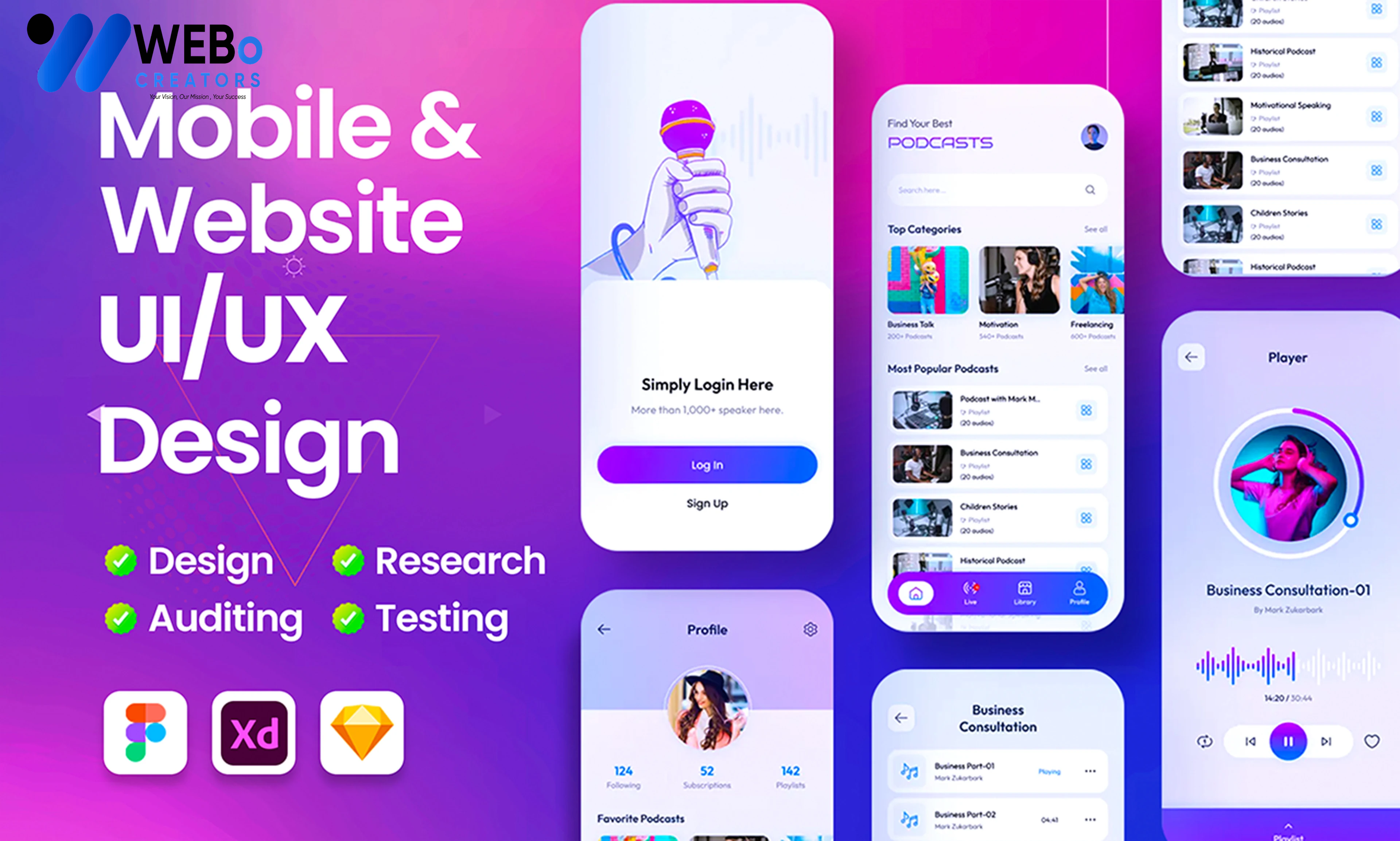 Flutter App UI/UX Design | Beautiful Flutter Interface Design in Ottawa
